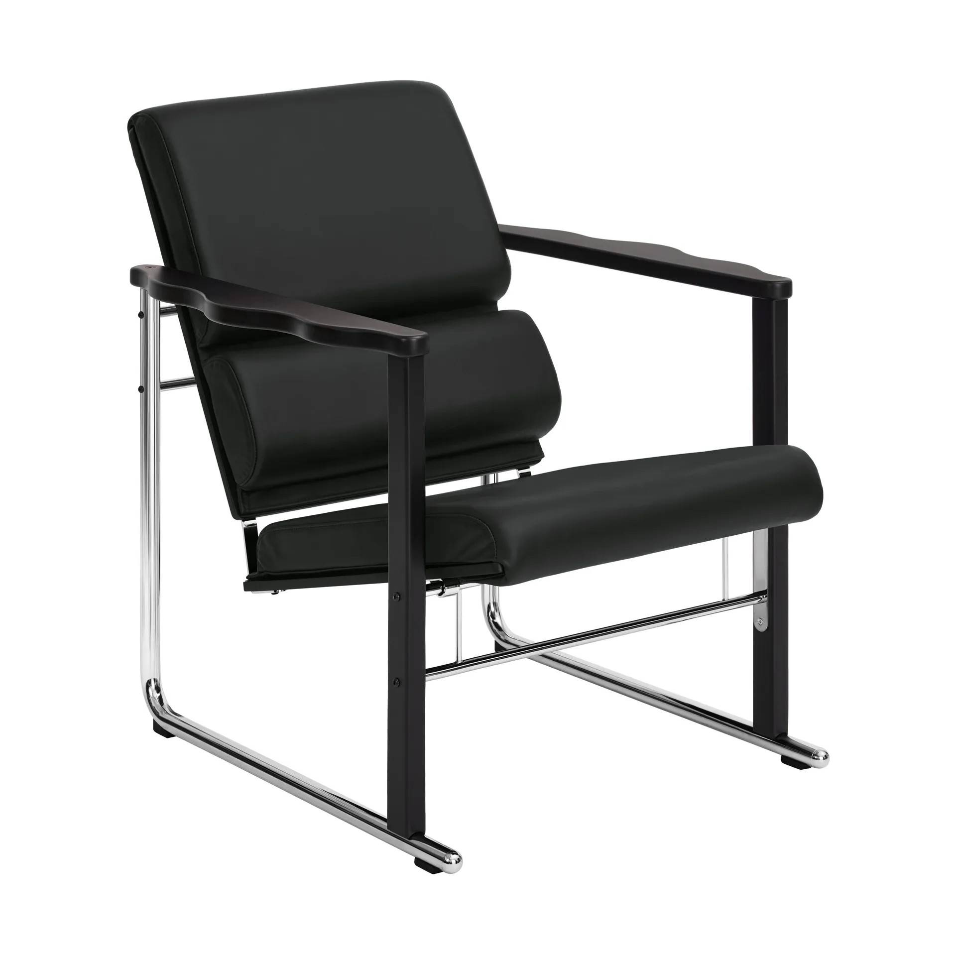 Hem Experiment 502 loungefåtölj Black-black leather