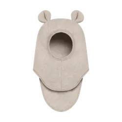 Huttelihut Ull Fleece Balaclava M. Öra - Camel Melange