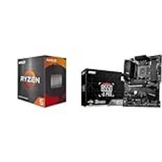 AMD Ryzen 5 5600X lœda (5000 Series Processor) & MSI B550-A PRO (AMD AM4, DDR4, M.2, USB 3.2 Gen 2, HDMI, ATX Moderkort)