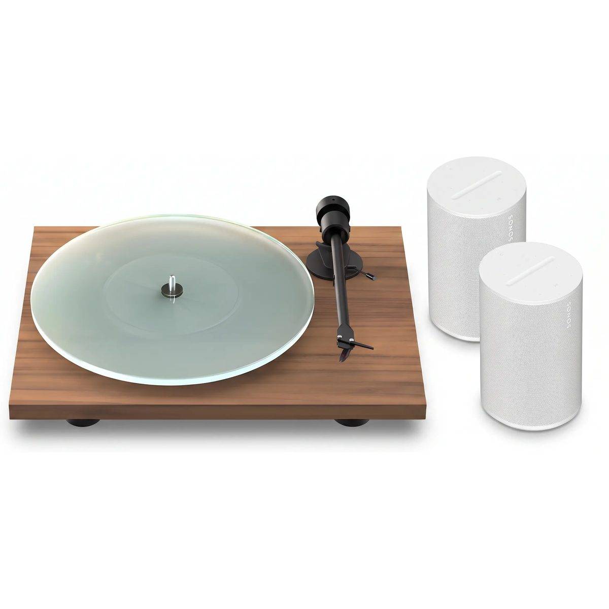 Pro-Ject + Sonos T1 EVO BT valnød + Era 100 hvid mat (sæt af 2).