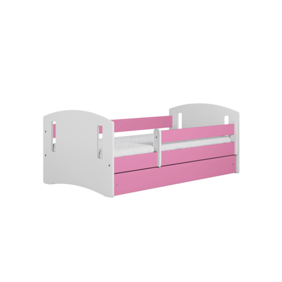 Kocot Kids Barnsäng - Classic 2 Rosa - Med Madrass 140x80 Cm