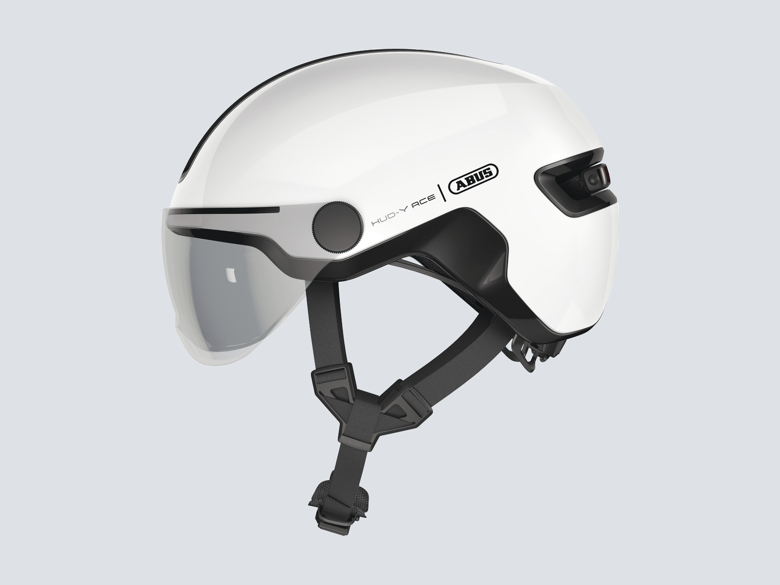 Abus HUD-Y ACE - Large (57-61 cm) / Shiny White