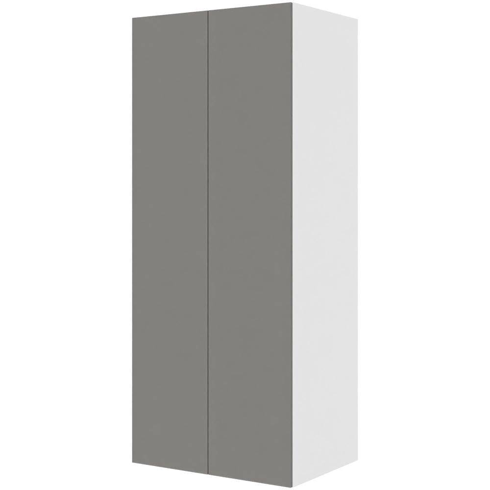 Multi-Living Køkken højskab i Cibo Grigio 128 tomt H: 195,2 cm D: 60,0 cm - 2 låge - Bredde: 80 cm