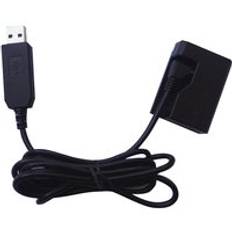 Andoer dr -e8 dummy batteri med dc power bank usb adapter kabel ersättningskamera för canon 700d 650d för lp -e8 600d 5 h3 n 7