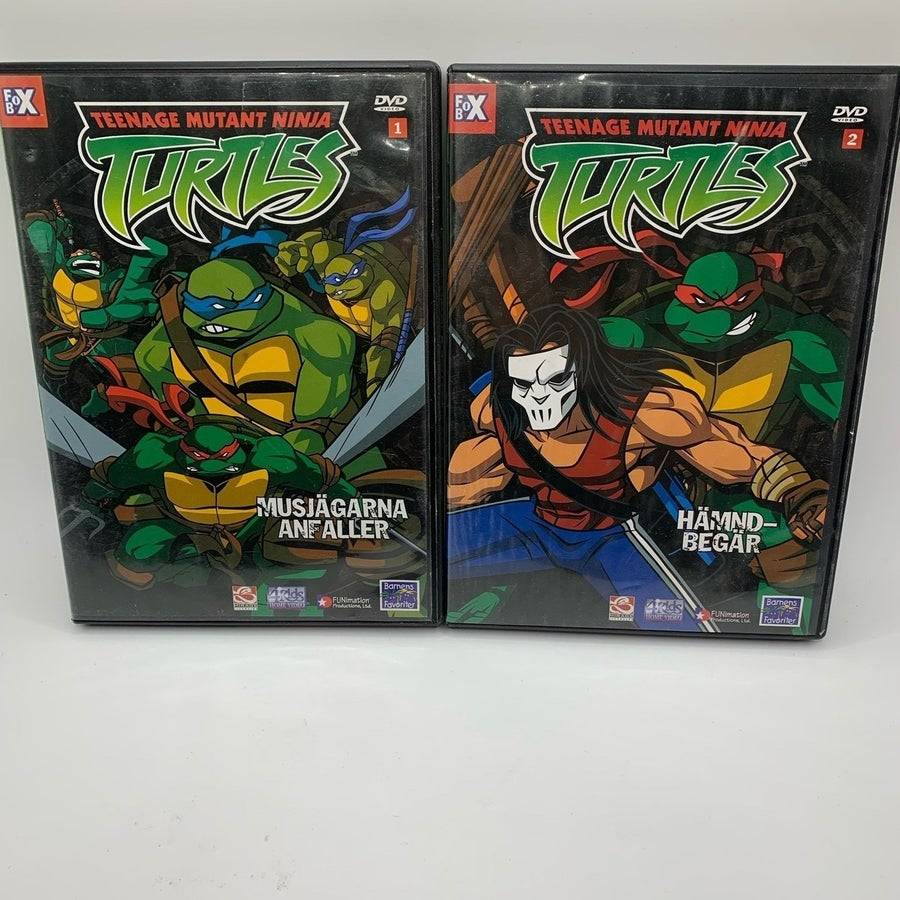 Teenage Mutant Ninja Turtles - Musjägarna Anfaller & Hämndbegär DVD