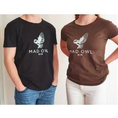 T-shirt: Mad Owl Gin - Dame - Mad Owl T-shirt - L - Sort