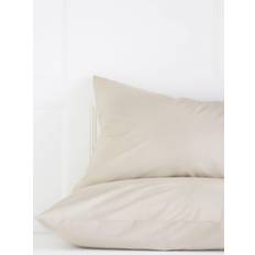 Next Set of 2 Natural Cotton Rich Pillowcases