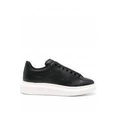 ALEXANDER MCQUEEN TUSCAN LEATHER LARRY SNEAKERS Size: 43, colour: BLAC