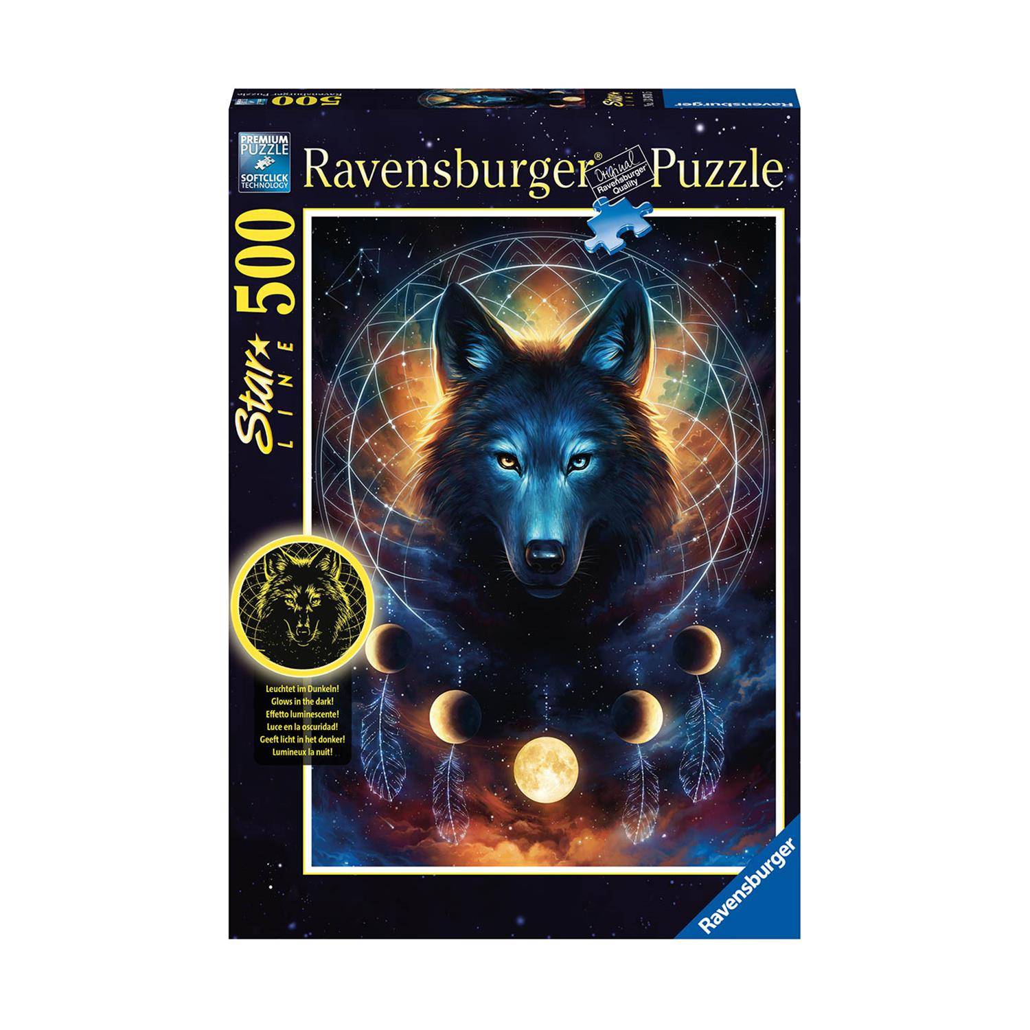 Puzzle: Starline - Wolf (Glow in the Dark) (500 pcs)
