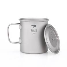 Keith - Titanium Mug with lid 450 ml