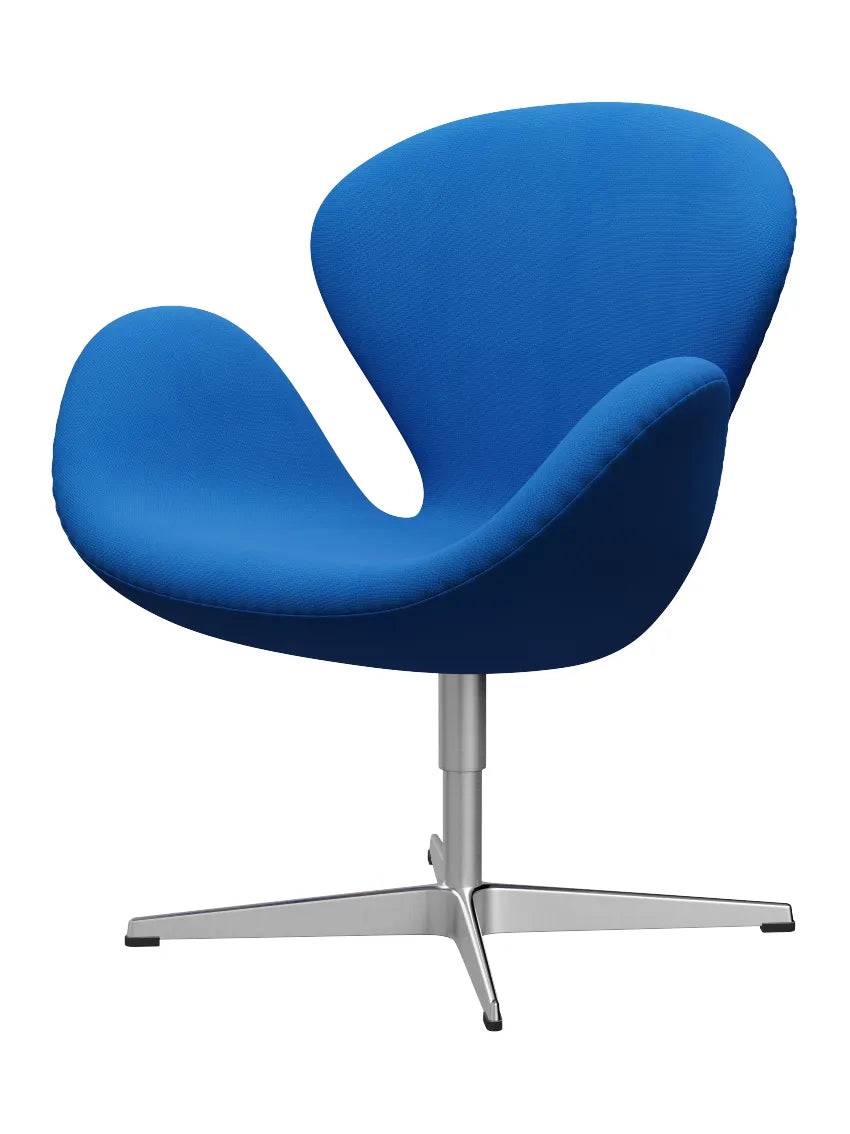 3320 Svanen i stof (prisgruppe 1) af Arne Jacobsen Fame / 66131 Ocean Blue - Jacobsen Plus