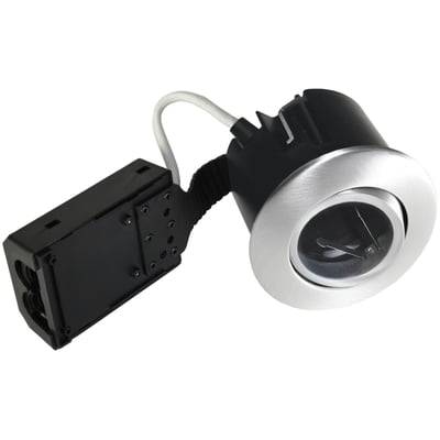 Nordtronic Quick Install, GU10, indendørs, rund, inkl. LED-pære (Nordtronic Dim To Warm / CRI>90 FlickerFree / 5W / 350lm / 38° / 1800-3000K / G / dæm