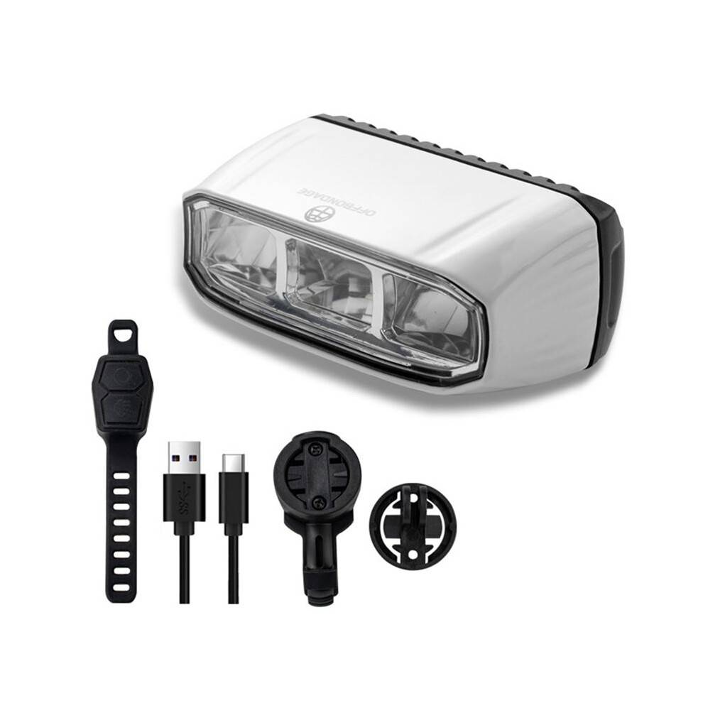 OFFBONDAGE 1000LM LED Bicycle Front Light Waterproof USB-C Rechargeable Bike Headlight for MTB and Road Cycling Lamp Accessories