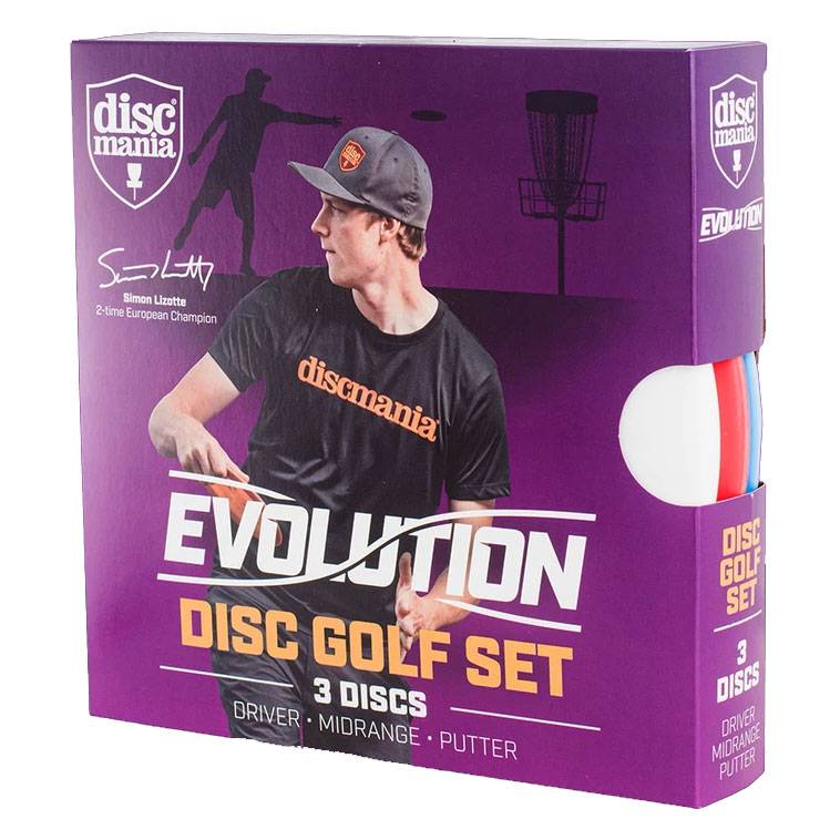 Discmania Evolution Discgolfset, 3-Pack