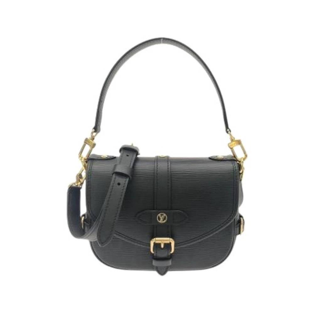 Louis Vuitton Vintage Pre-owned Skuldertaske - Vintage - Dame - Sort - ONE SIZE - Uld
