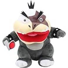 Tecknad koopaling plyschdocka Bowser Jr mjuk docka present till barn födelsedag jul (Morton 23 cm)