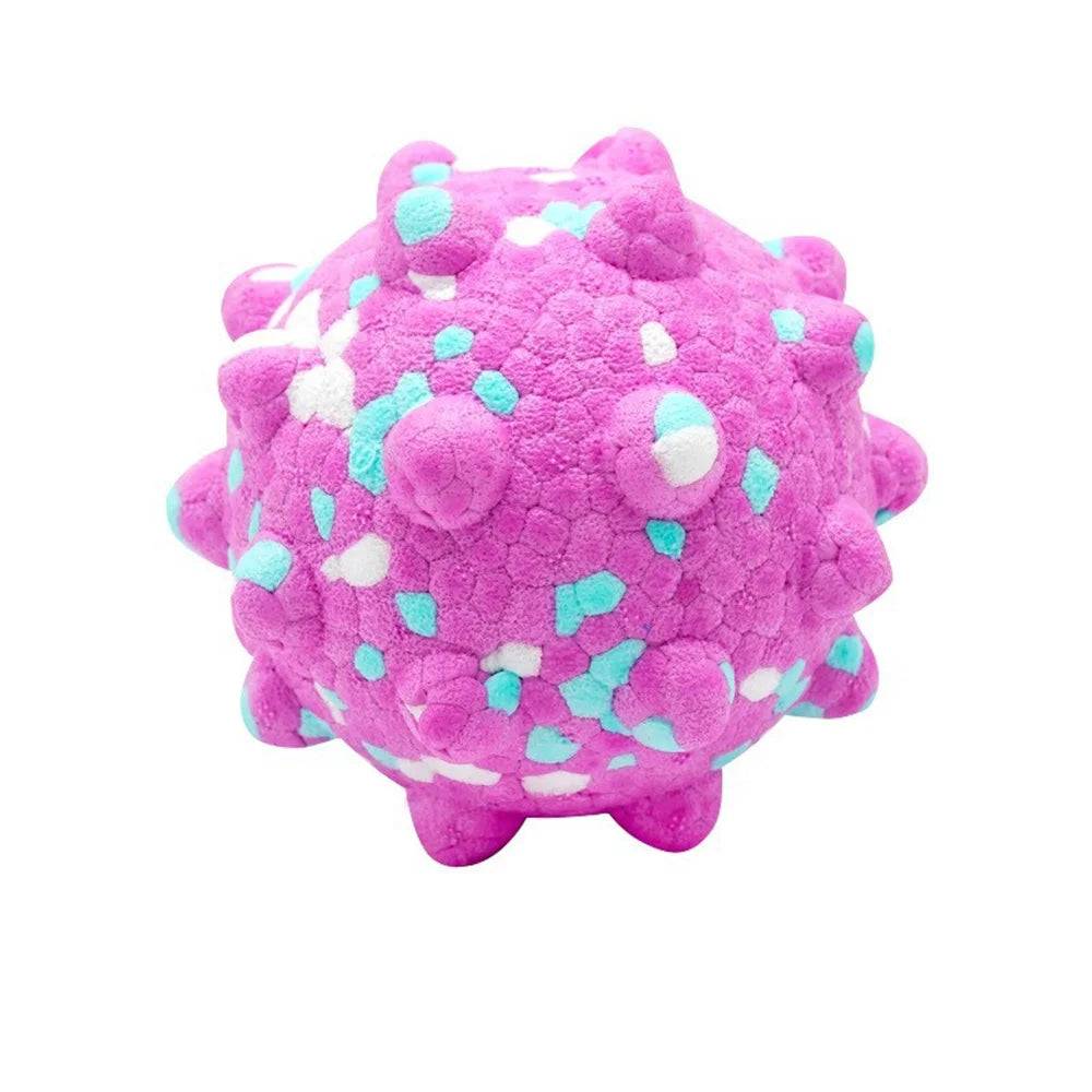 ETPU Spiky Dog Ball | Floating, Bite-Resistant Chew Toy - Pink / M 7.5cm / SPC (M 7.5cm)