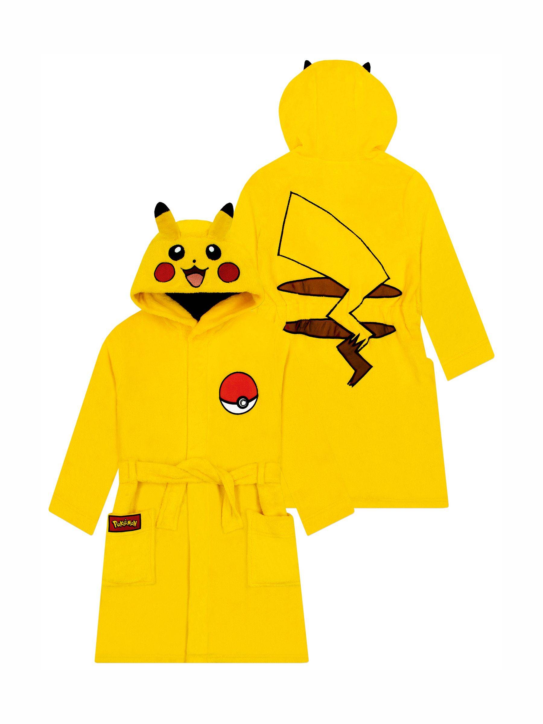 Character Karakter Pokemon Pikachu Morgenkåbe - 128-134cm (8-9 år)
