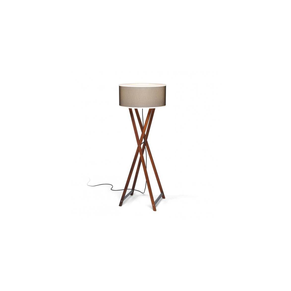 MARSET Cala Utomhus Golvlampa, iroko/brun