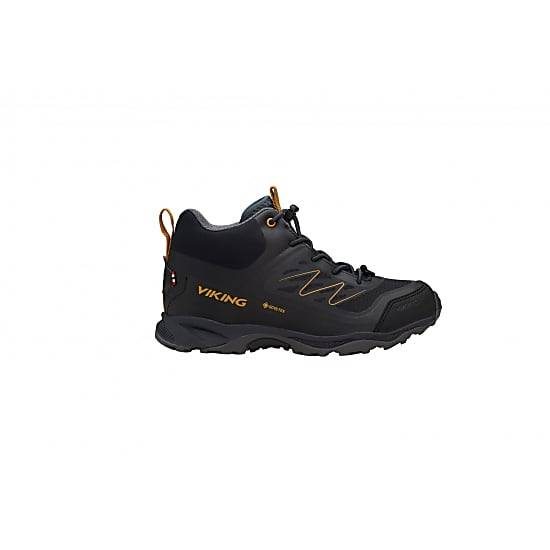 Viking Tind Mid GTX Junior Vandresko Børn - Black - Black / 41