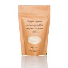 Ashwagandha Pulver EKO 100g Ayurvediska Örter Naturligt Kosttillskott Veda Lila