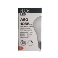 Flos LED E27 A60 Lyskilde 9,5W ~ 75W. Dæmpbar.