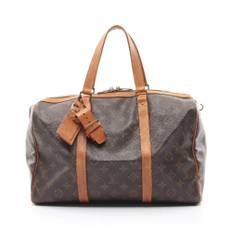 Louis Vuitton Vintage, Pre-owned, unisex, Brun, ONE SIZE, Tyl, Pre-owned canvas håndtasker
