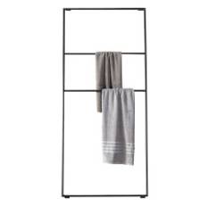 Burgbad Handtuchhalter / Handtuchleiter - 80 cm, 2 Sprossen, 2 Haken, zum Anlehnen an die Wand