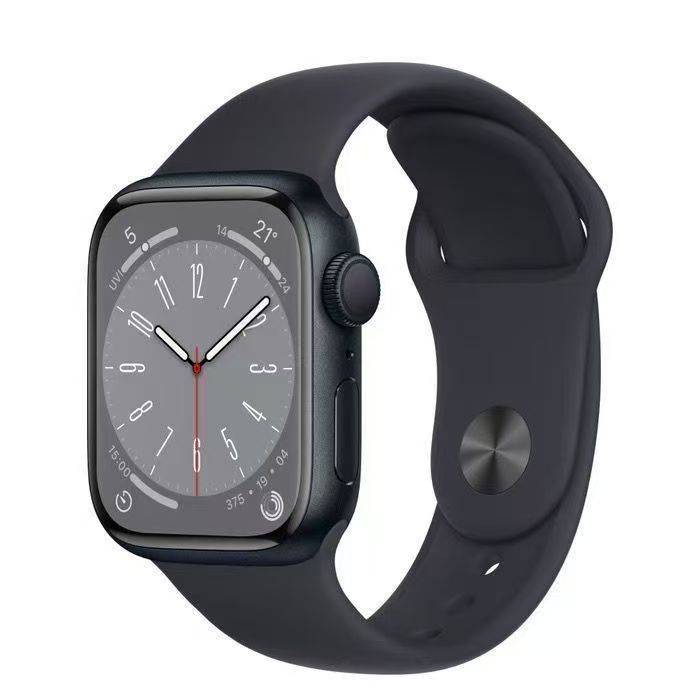 Smartklocka Apple Watch Serie 8 GPS 41/45MM Aluminiumboett med Sportarmband 41MM