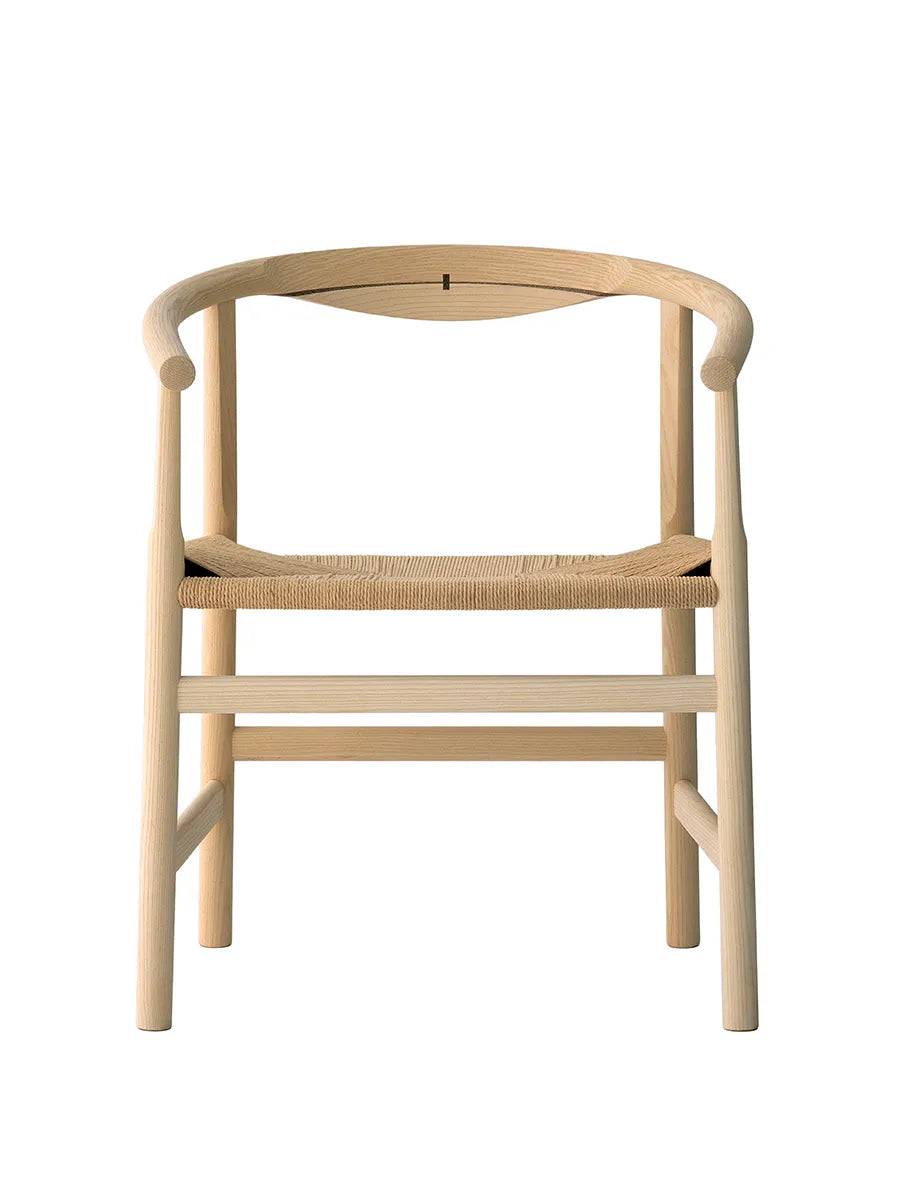 PP201 Første Stol af Hans J. Wegner Natur papirgarn / Eg / Sæbebehandlet - Jacobsen Plus
