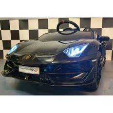 Cars4Kids Elbil Lamborghini Aventador SVJ - Svart / För 2 personer - Standard