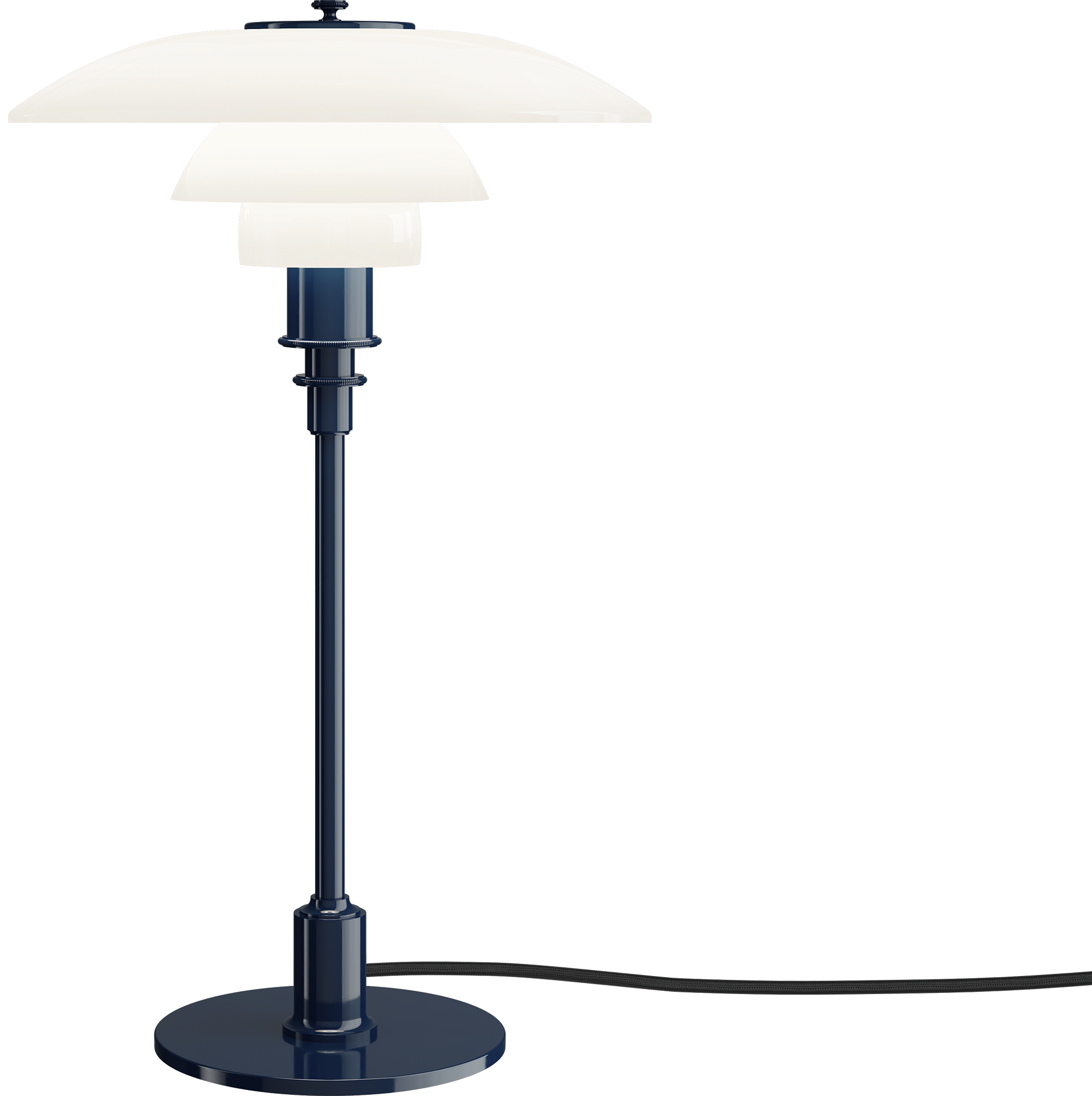 Ph 3/2 bordlampe glossy deep blue