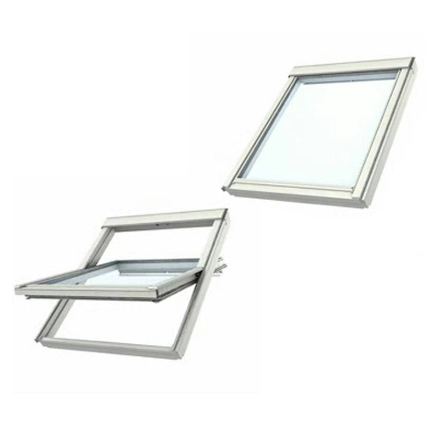 Takfönster Velux Pivåhängt Paket Solo 7 MK06 780x1178 mm, (--68) Glasruta, Vitmålad Furu