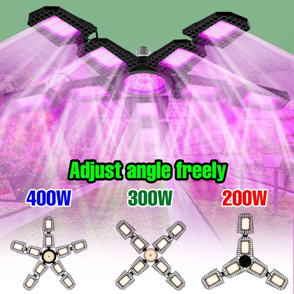 400W LED Grow Bulb Full Spectrum E27 Indoor Plant Fill Lamp 220V Greenhouse Tent Succulent Vegs Hydroponic Fruit Cultivate Light