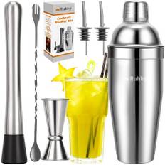 Cocktailset - 6 Delar Bartenderset Cocktailshaker i Rostfritt Stål