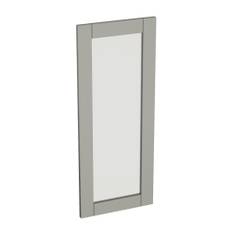 Lucka Till Högskåp Camargue Ribbad Glas Grå 1-Pack