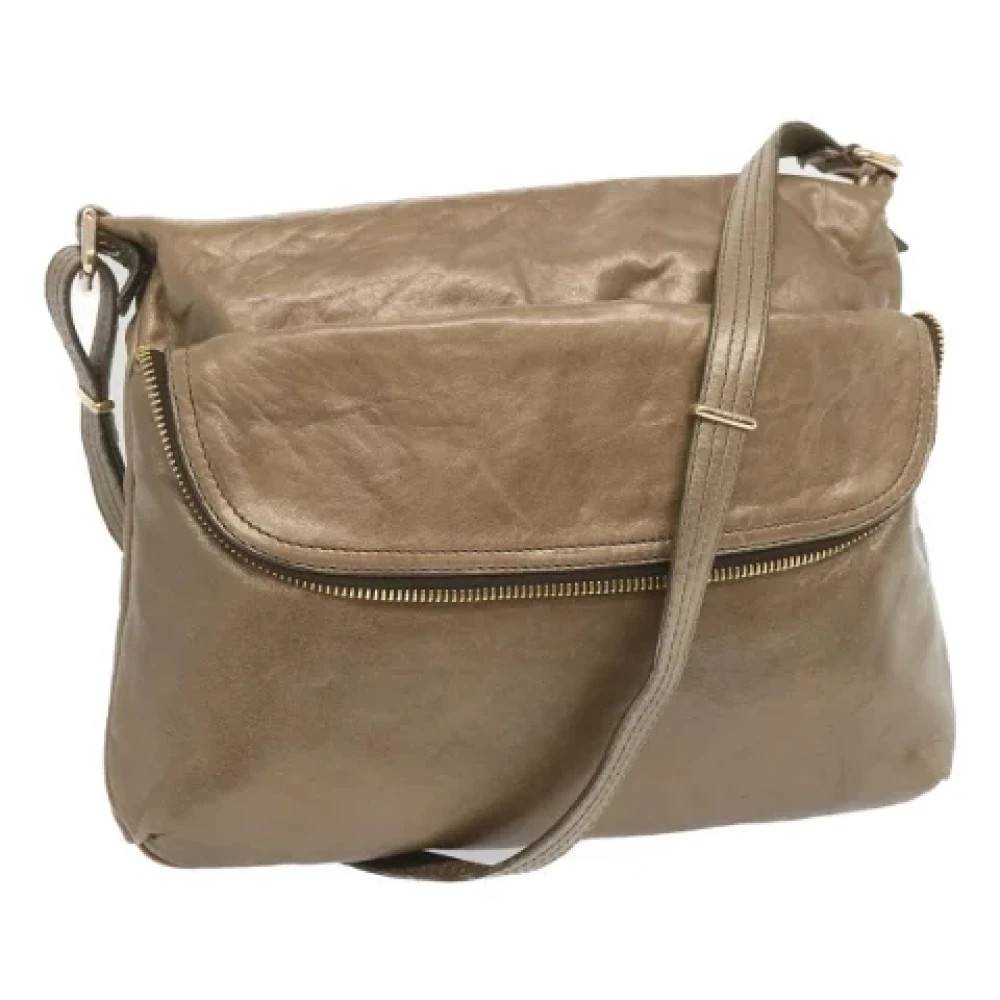 Fendi Vintage Pre-owned Laeder fendi-tasker - Vintage - Dame - Brun - ONE SIZE - Uld