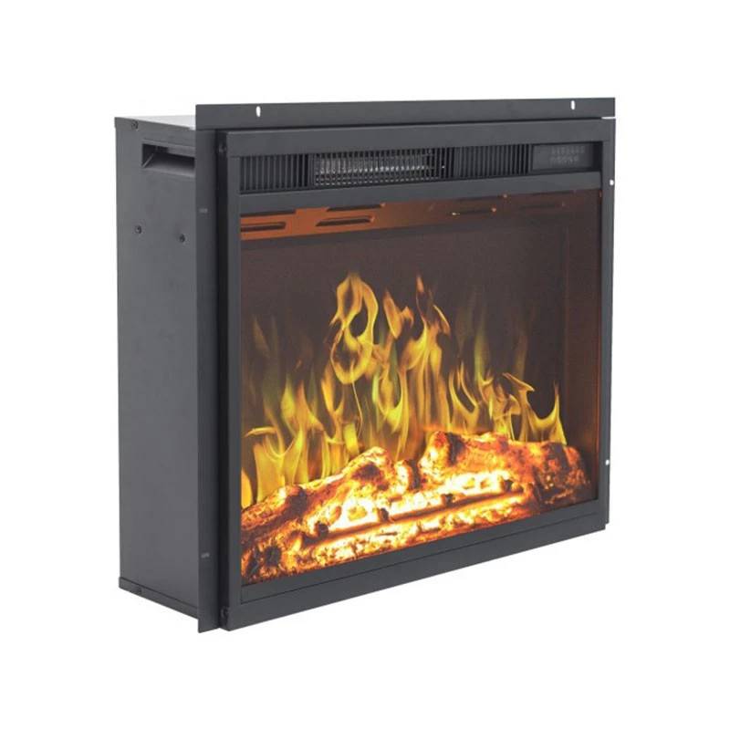 LED Classic indbygget elektrisk pejs 90 cm – Justerbare flammer &amp; elegant vægdesign