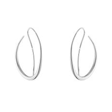 Georg Jensen Offspring Loop øreringe i sølv