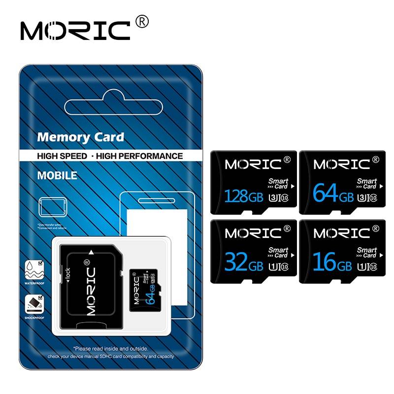 Moric micro sd card 32gb 64gb 128gb 256gb karta micro sdhigh speedclass 10 tf flash card memory card 4gb 8gb 16gb