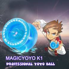MAGICYOYO K1 Spin ABS Yoyo 8 Ball KK Bearing with Spinning String for Kids blå