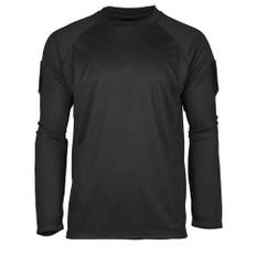 Miltec Quickdry Longsleeve Svart 3XL