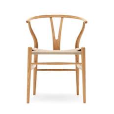 Carl Hansen & Søn Y-stolen CH24 af Hans J. Wegner, olieret eg og naturflet