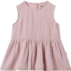 Wheat Blondetop Bea Str 122/7y - Lavender Mist Toppe Bomuld hos Magasin