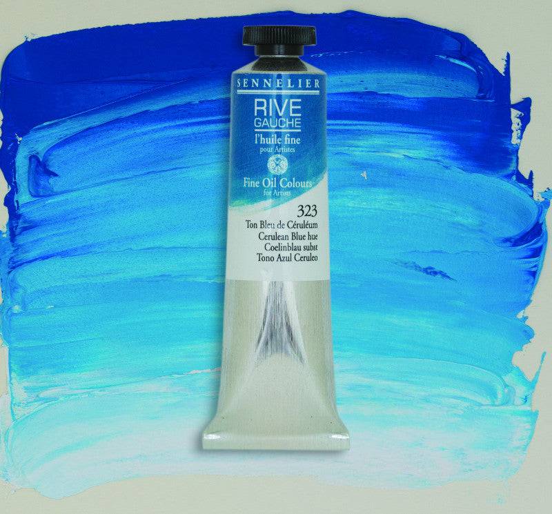 Sennelier Rive Gauche Oljefärg 40 ml Cerulean Blue Hue 323 (3F)