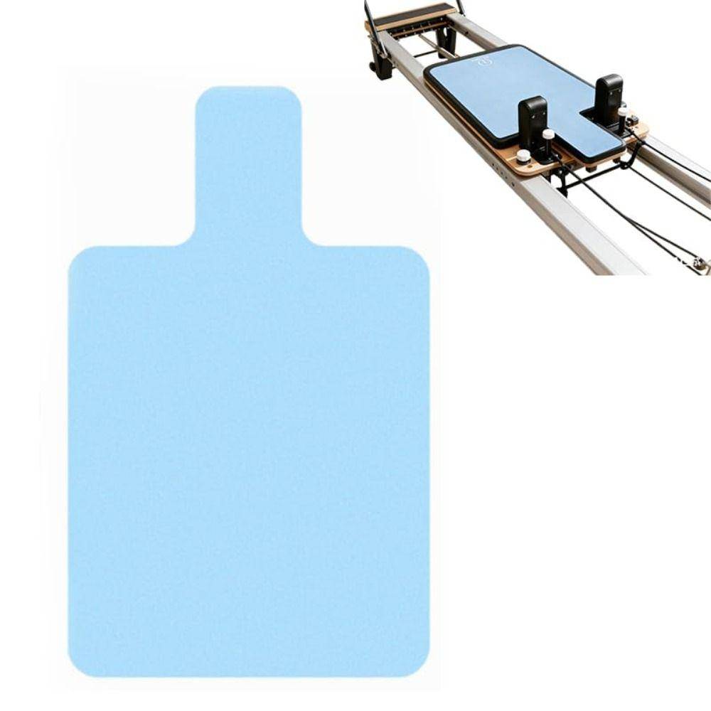 Absorberande Pilates Reformer Mat Fleece Träningsmatta Bärbar Pilatesmatta Pilates Träning rosa