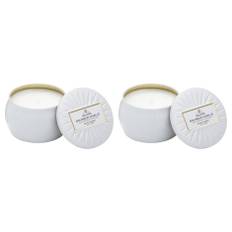 2st Voluspa Bourbon Vanille Decorative Tin Candle - 127 g