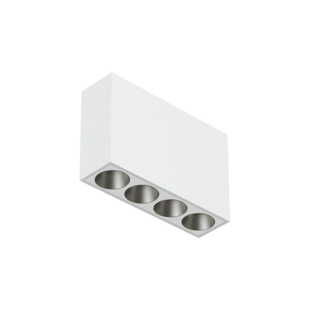 Light Shadow Surface 4 Spots Optic Flood Hvid/Stål - Flos.