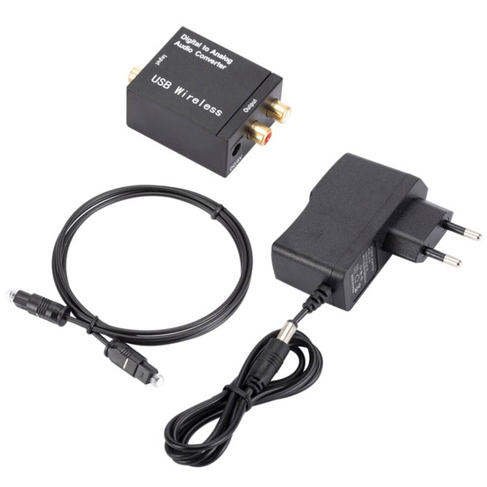 Digital til analog lydkonverter understøtter Bluetooth optisk fiber koaksial