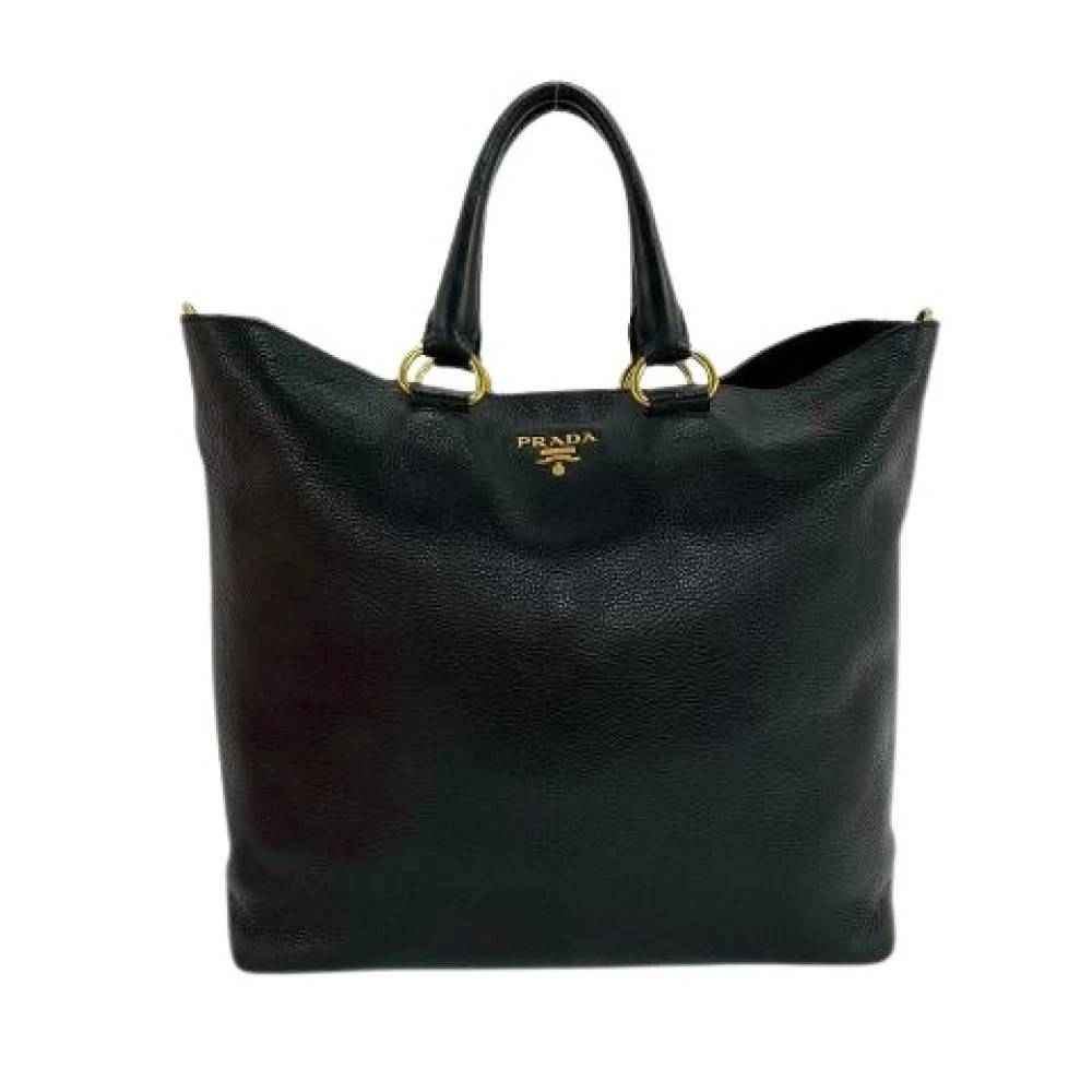 Prada Vintage - Pre-owned Leather 2way Handbag Vintage - Dam - ONE Size - Läder